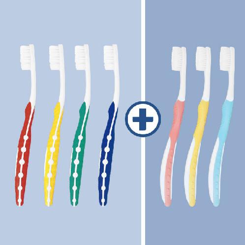 My denti Toothbrush 4+3