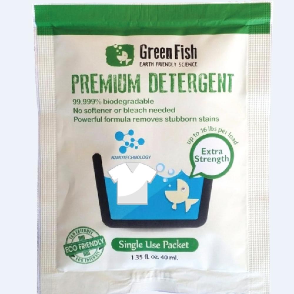 Green Fish Premium Single Use Packets detergent