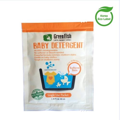 Green Fish baby Single Use Packets detergent