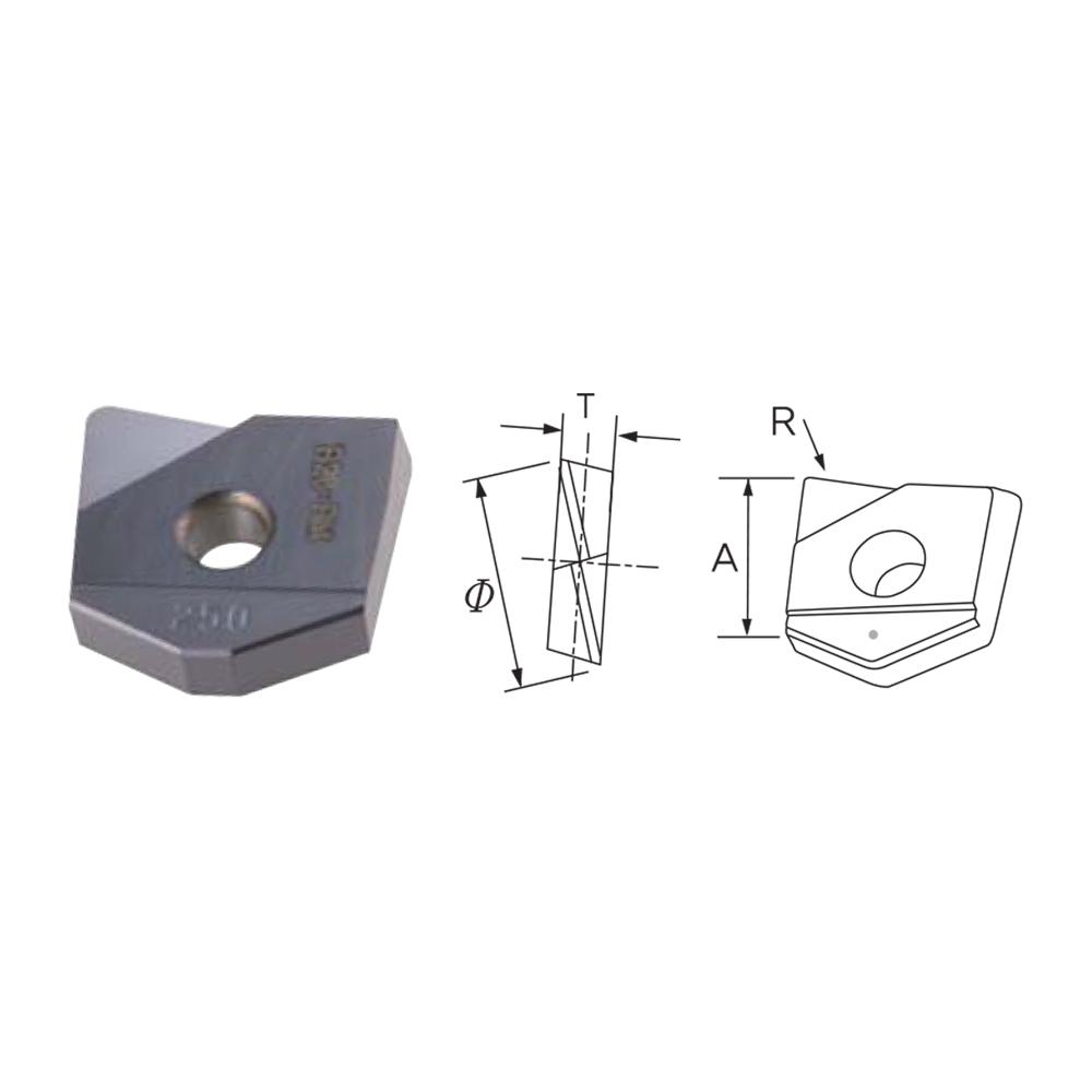 Cogo Tool Insert High precision (±0.01 below) Use one holder Various weight (made in Korea)