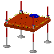 jack-up barge self elevating platform