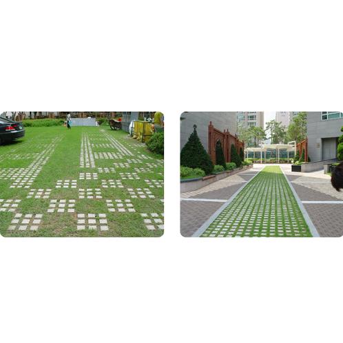 green block step | green roof, green wall, living wall, porous paving, paver edging