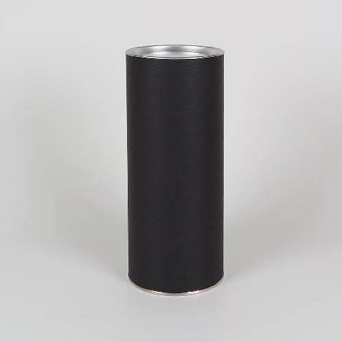Tin-cap paper tube 83x200(Black)_Tea Coffee Apparel Packing Box Cylinder Gift Box Wrapping Supplies