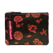 Kesylang Womens Clutch Bag of Traditional Pattern and Norigae combination with silk fabric