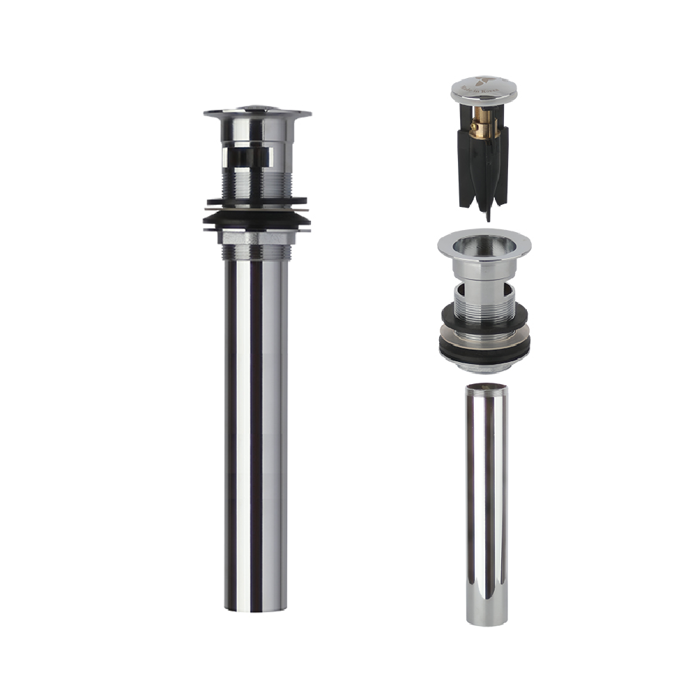 Wash Basin Drain Pop Up PUSH/PULL Type(Zinc)