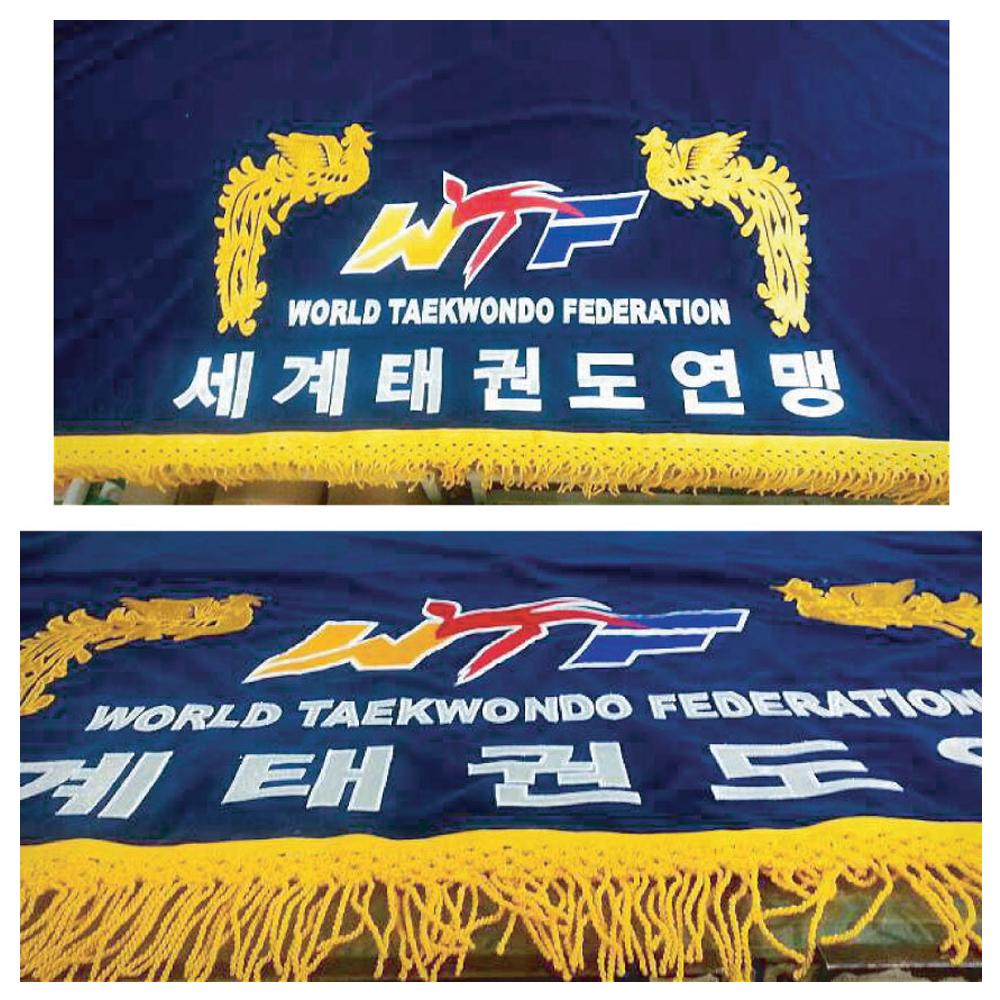 WTF World TaeKwonDo Federation Evaluation Table Cloth