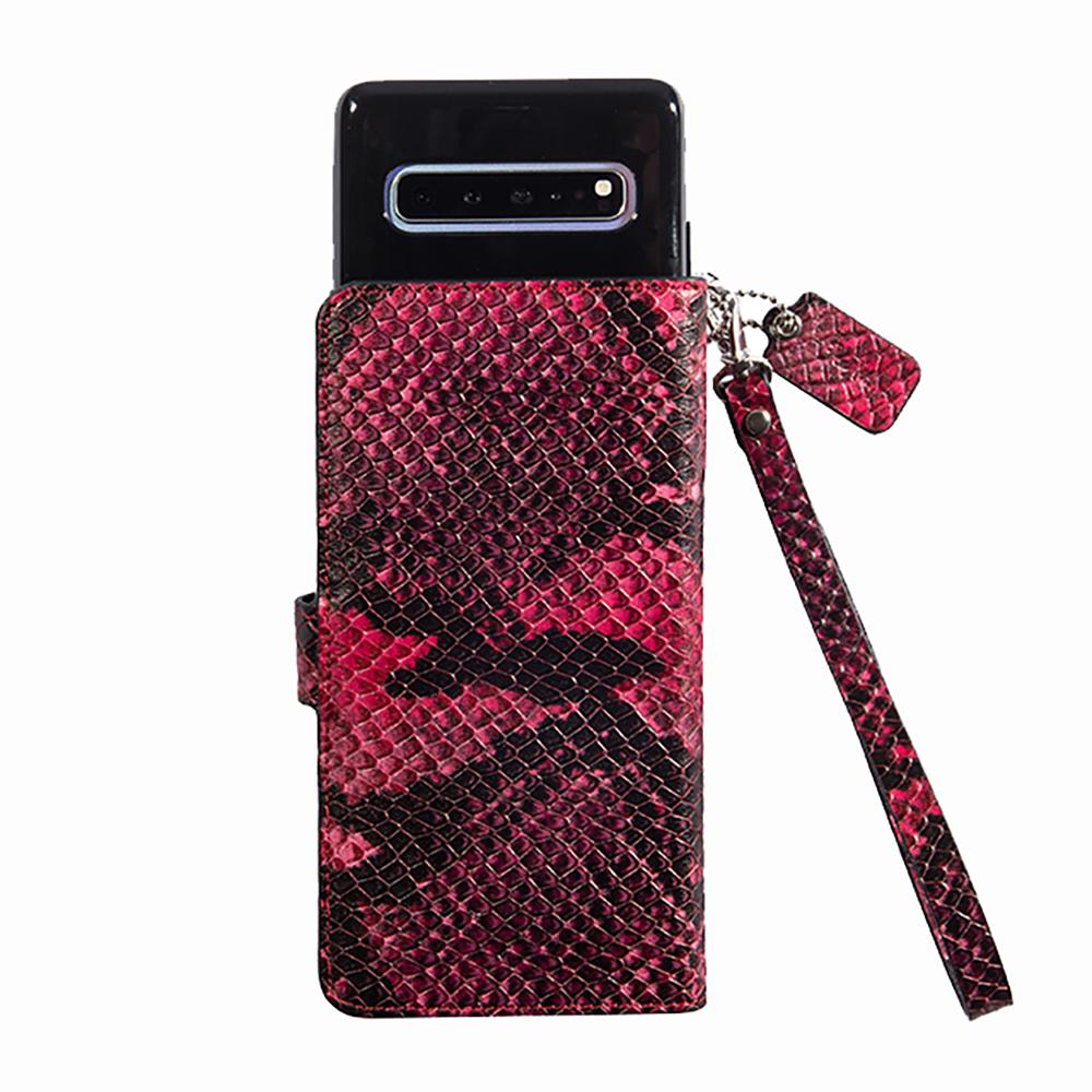 BonAtti Milano Anaconda Natural Leather Wallet mobile case