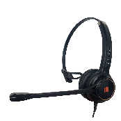 IPD IPH-250 Optimo-X Single Ear Noise cancelling Call center/Office Headset with U10P bottom cable w