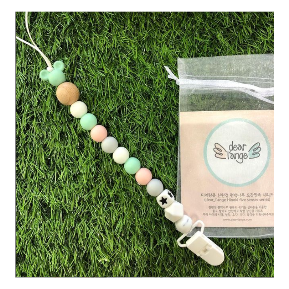 Korean Pacifier Clip Brand, SILICONE PACIFIER CLIP