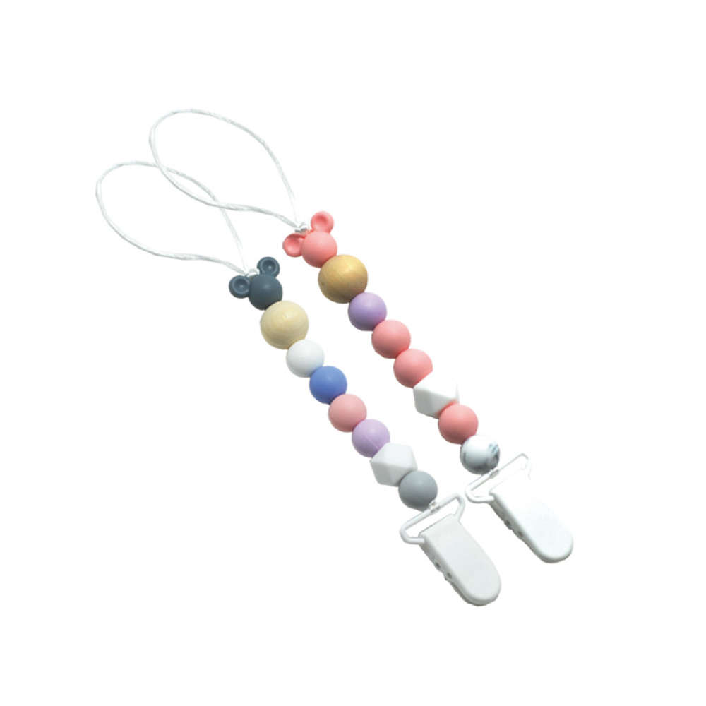 Korean Pacifier Clip Brand, SILICONE PACIFIER CLIP