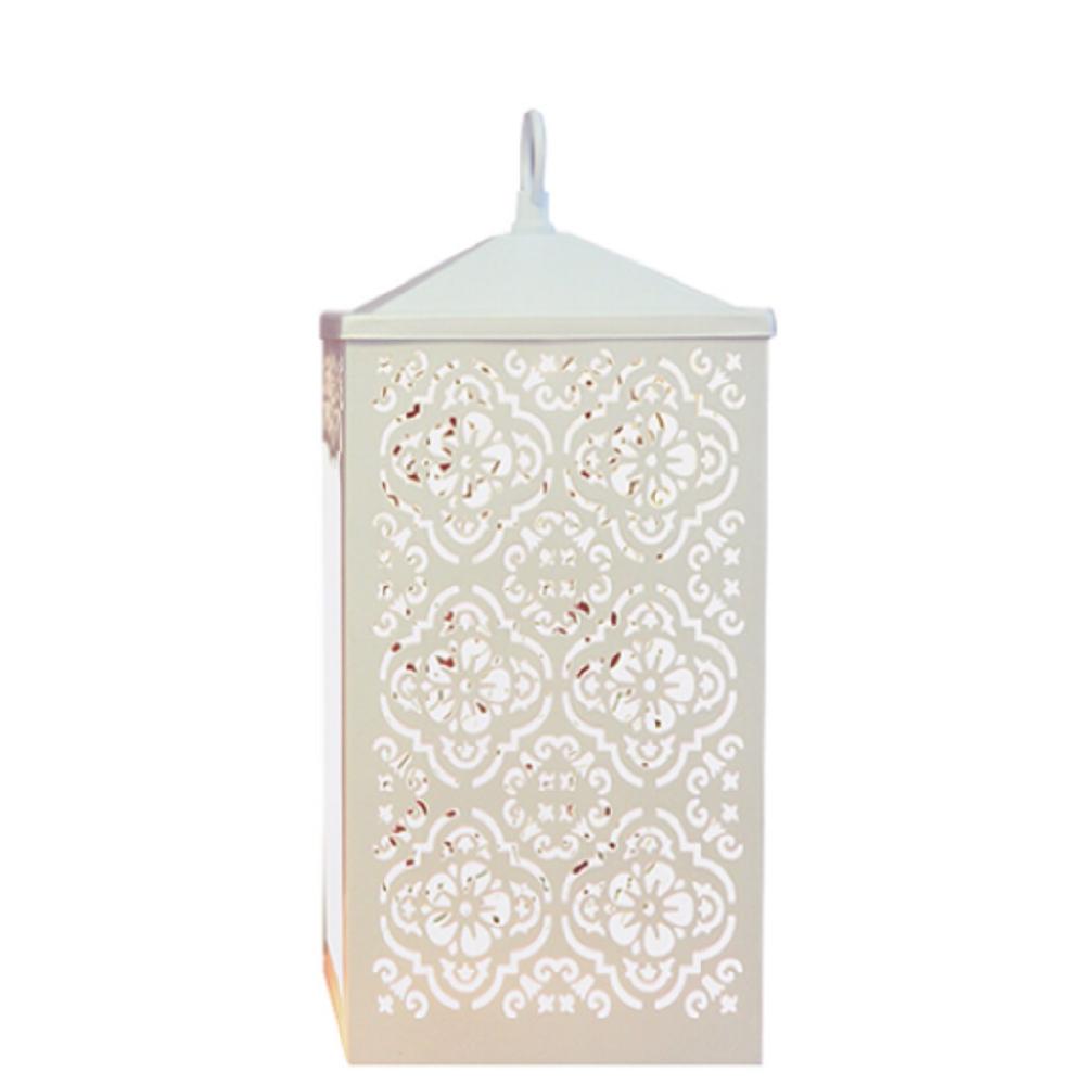Aroma Candle Candle Lantern Lamp Candle Stand Candle Warmer (Scroll)/White Dial