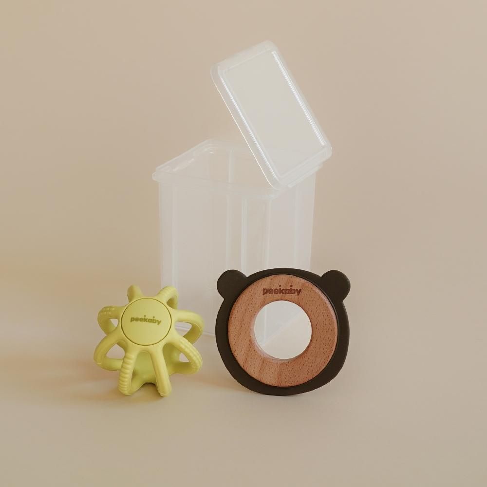 Peekaby Play Kit (5-6 months): Stage-based Montessori Baby Toy Set for Child Development