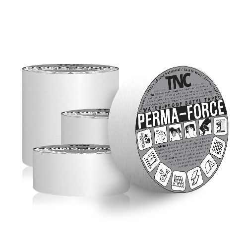 Butyl waterproof tape 5 cm  - silver