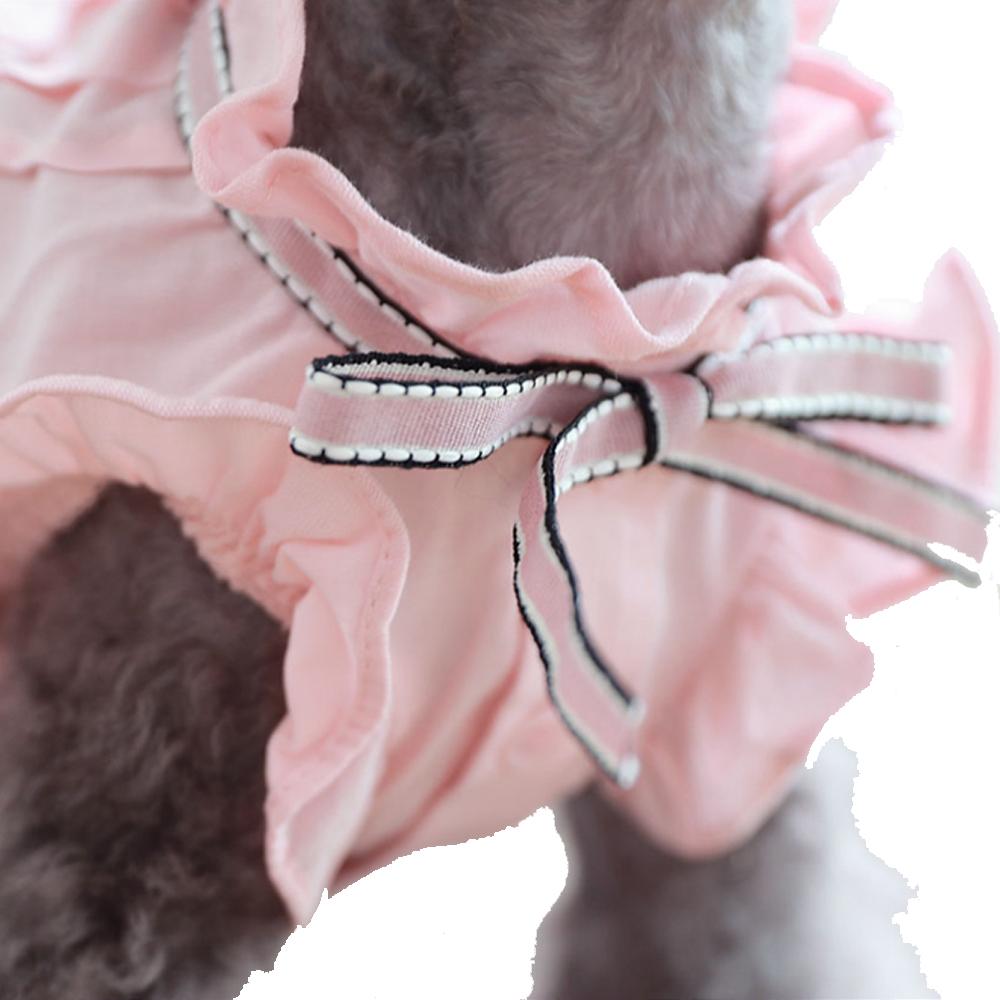 Tint Frill blouses (Pink / M size)