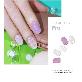 detail image5 Semi-curing Gel Nail Sticker - Lavender Check
