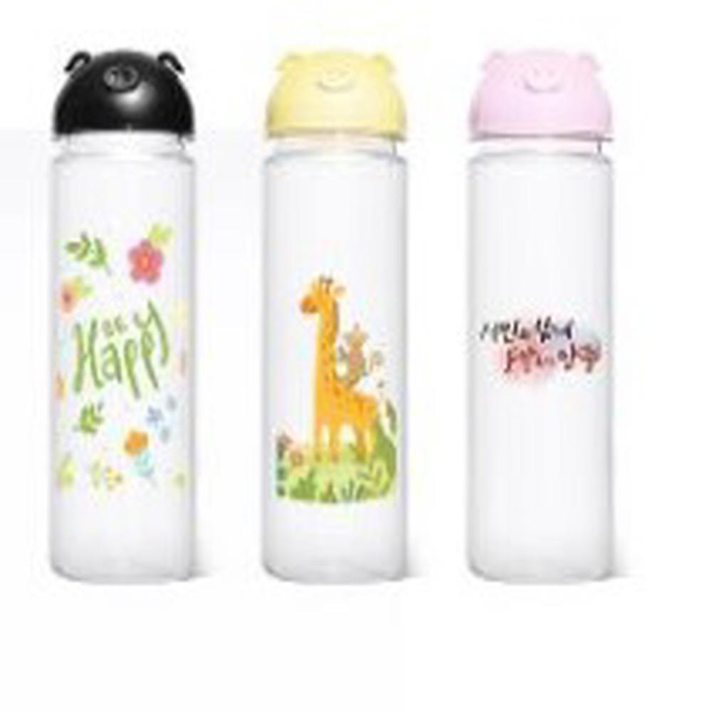 New Bio Ecozen Cute Piggy Lid Water Bottle made in Korea -500ml