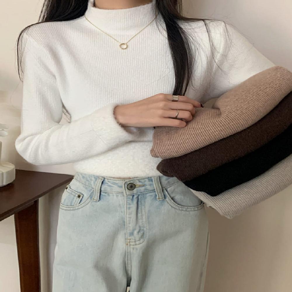 Clean Half Turtleneck Knitwear