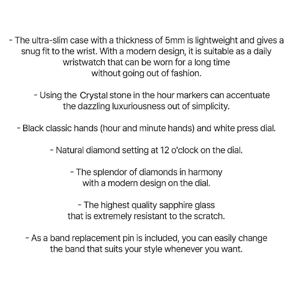 Louis Cardin LC704 Premier Super Slim Watch