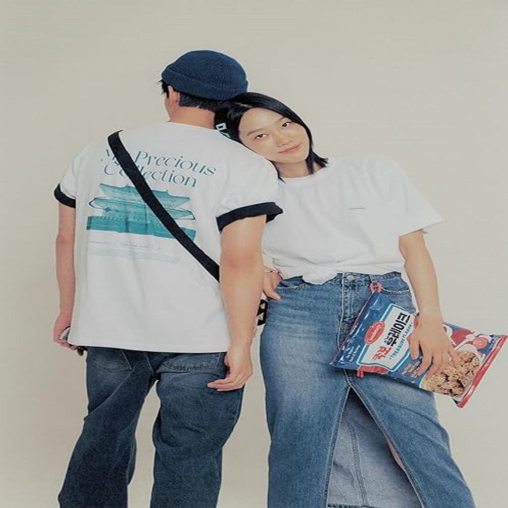 LEESLETAGE Daily Short Sleeves Tops Unisex T-Shirts