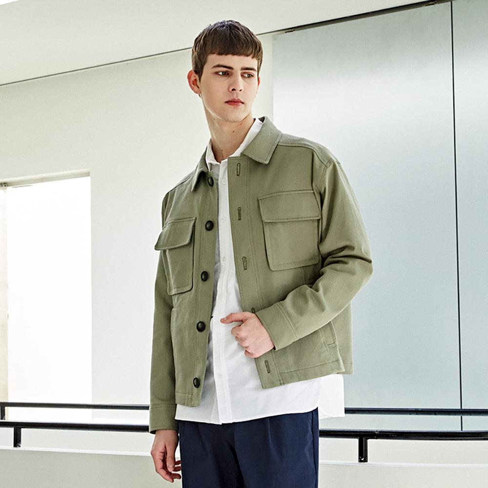 [CUSTOMUS] ﻿Wild twill span trucker jacket CXS23SWJK291