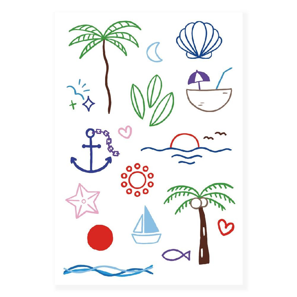 ggomi BEST SELLER Tattoo Sticker Water Type Summer Faux Fake Instant Color DIY OEM ODM Wholesale