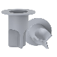 full image Pourmon SEWER TRAP DRAIN DAMAGA GREY color