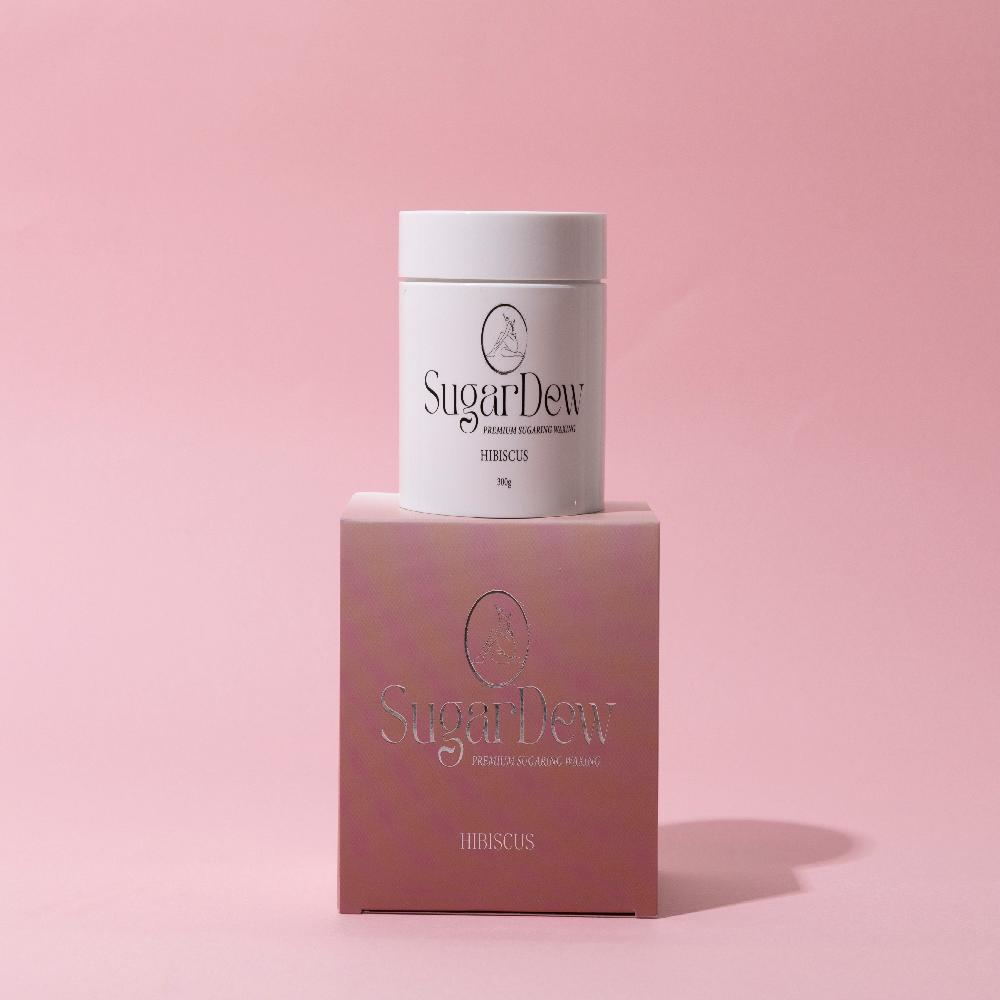Premium Sugar Ring Waxing Gel Hibiscus 300g