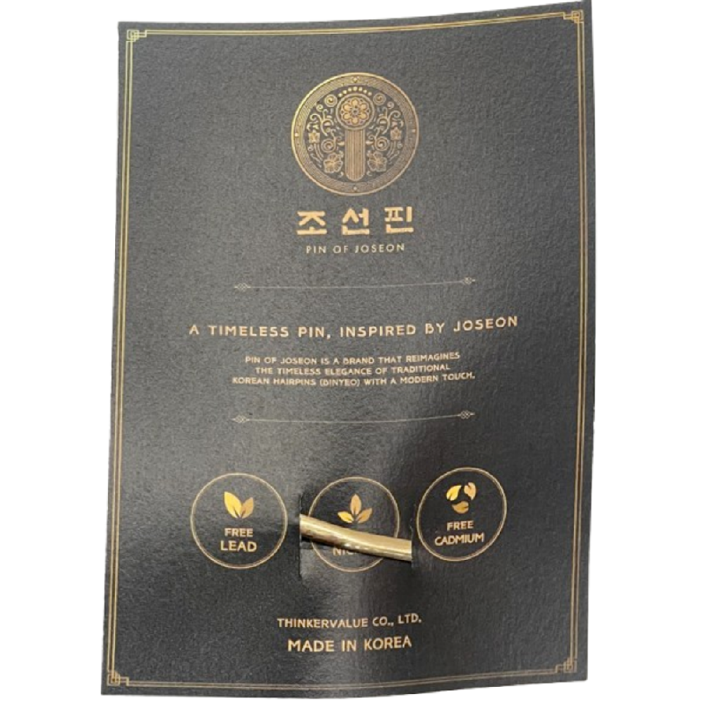 Pin of Joseon Gold Flower Pearl