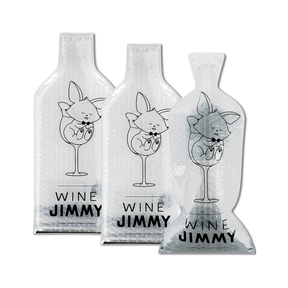Jimmy the Fox Wine Bottle Travel Protector Sleeve
